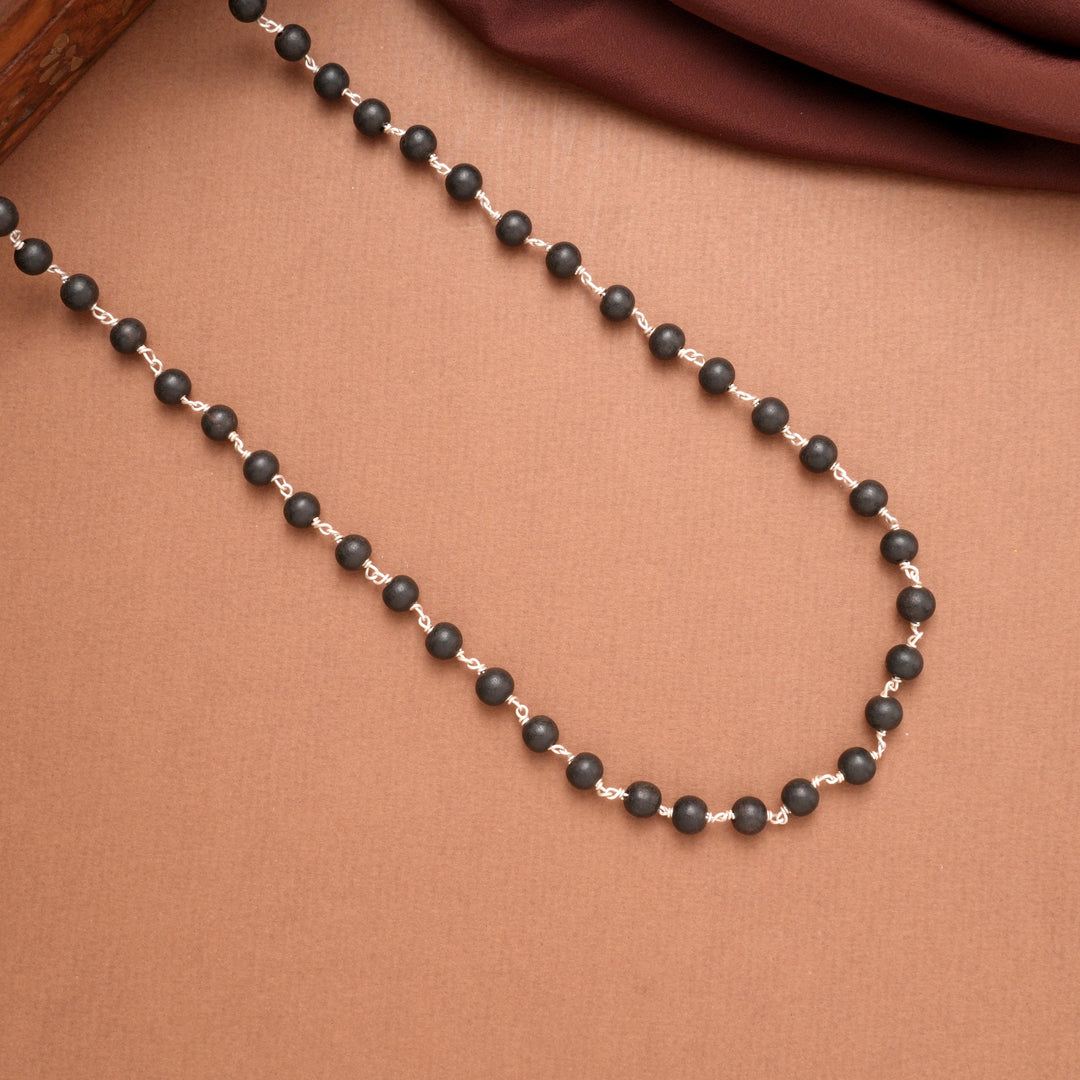 Karungali Protection Silver Chain