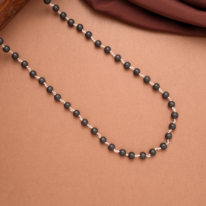 Karungali Protection Silver Chain