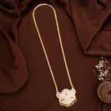 Traditional White Stone Golden Chain