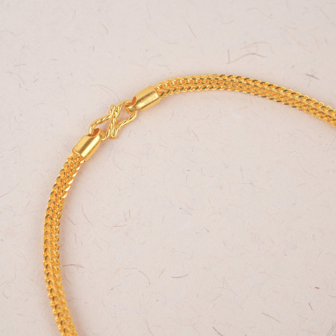 Fancy Bold Mesh Gold Chain