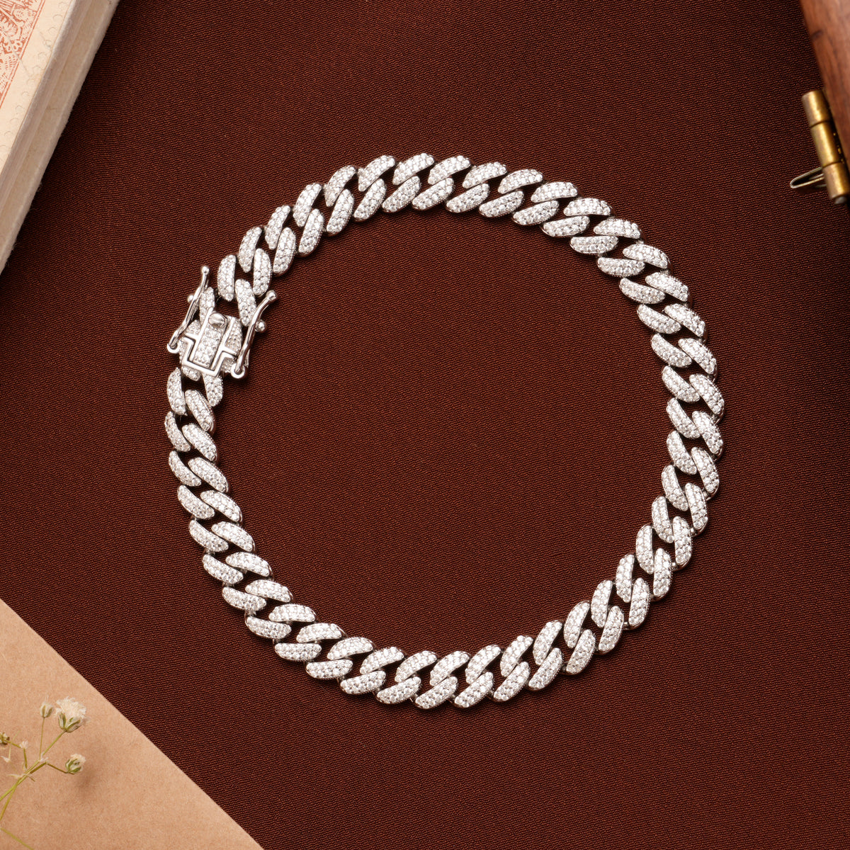 Modern Cuban Link Silver Bracelet