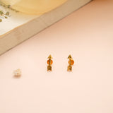 Cute Little Arrow Design Gold Stud