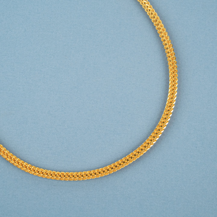 Fancy Bold Mesh Gold Chain