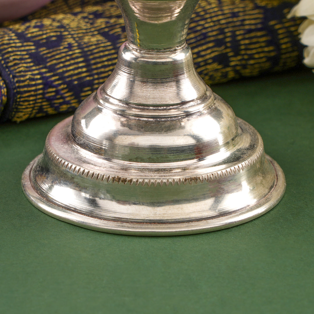 Classic Silver Hand Pooja Bell