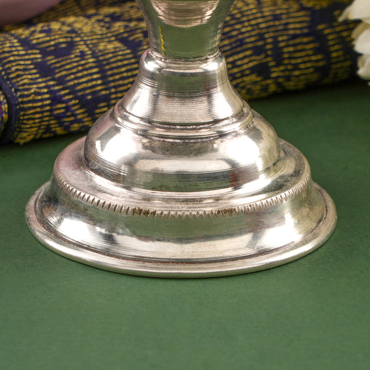 Classic Silver Hand Pooja Bell