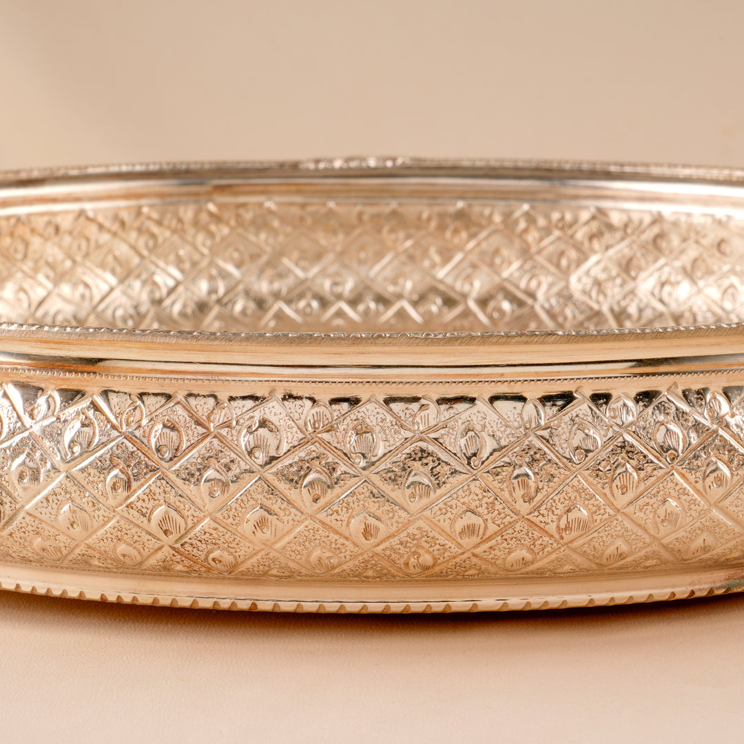 Traditional Silver Thamboolam Plate