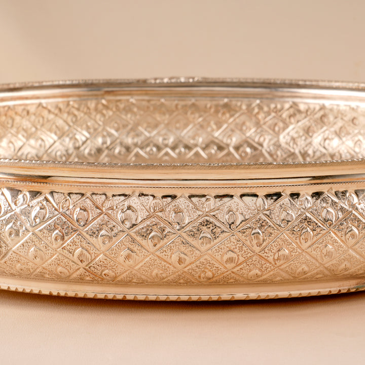 Traditional Silver Thamboolam Plate