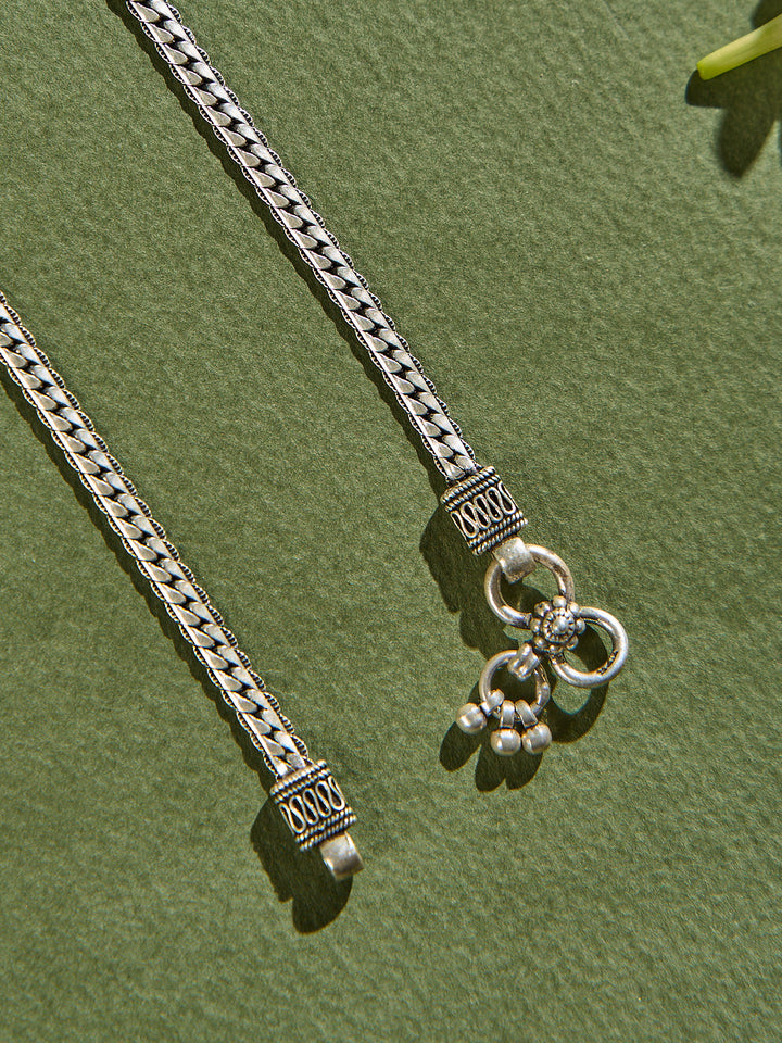 Crystal Cascade Antique Anklet