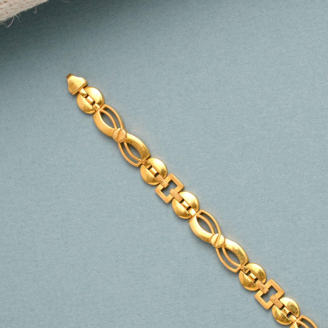 Iconic Infinity Gold Bracelet for Men