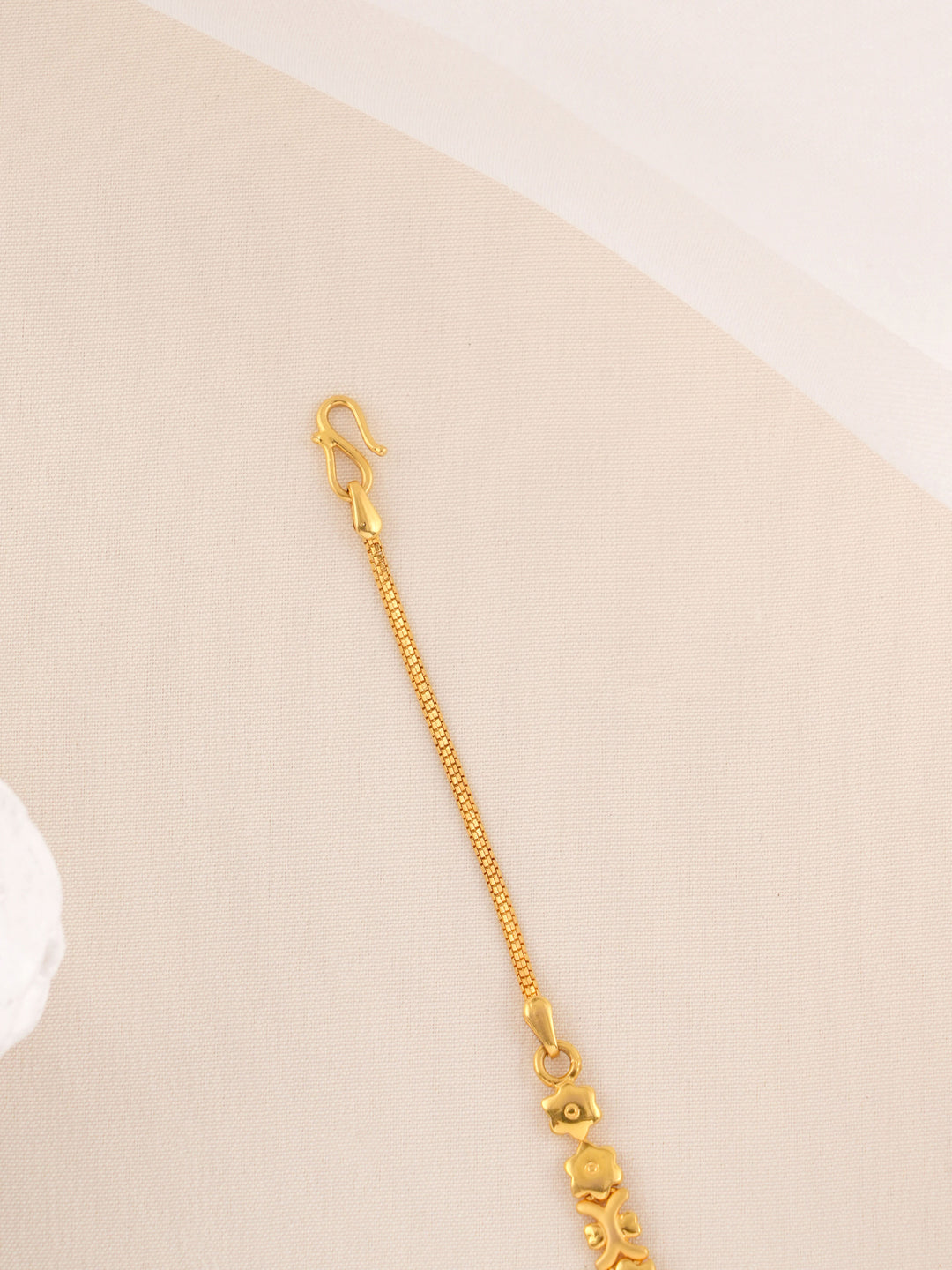 Petite Floral Gold Bracelet