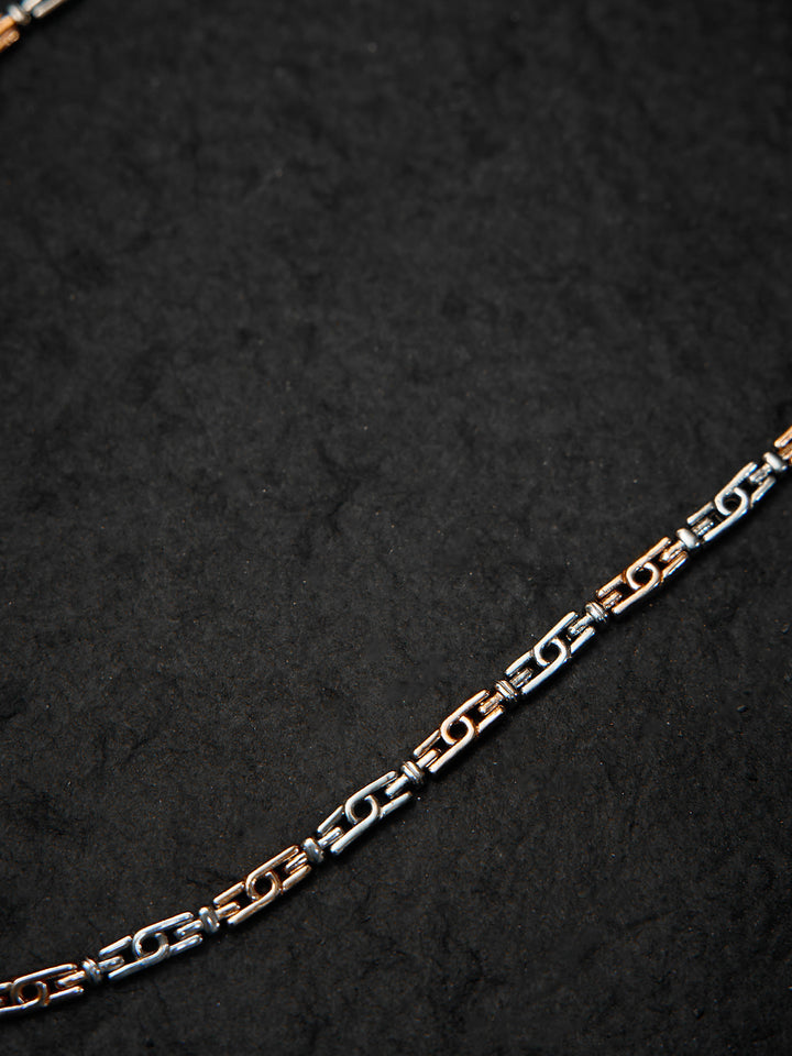 Rose Gold Sovereign Rope Men's Chain