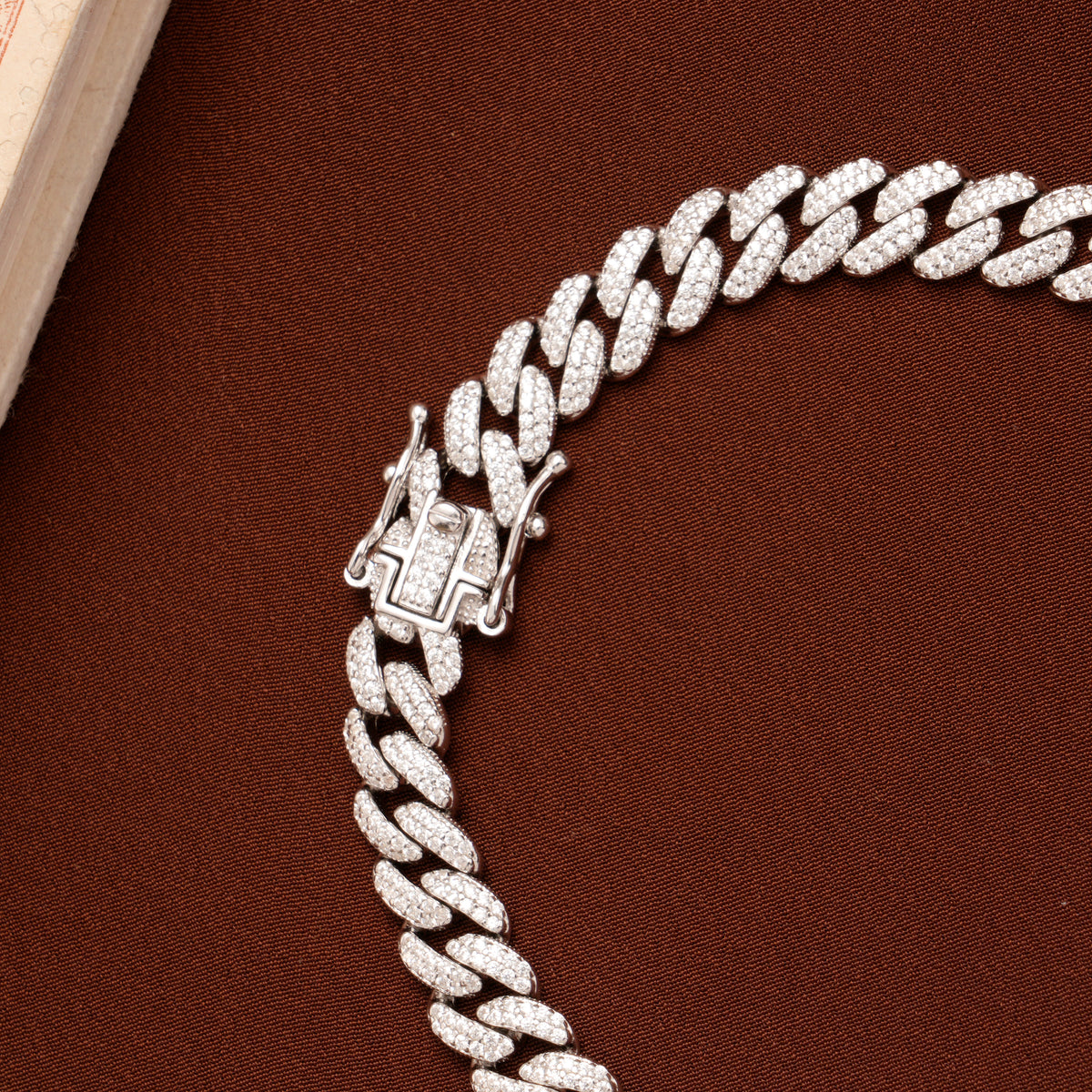 Modern Cuban Link Silver Bracelet