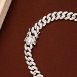 Modern Cuban Link Silver Bracelet
