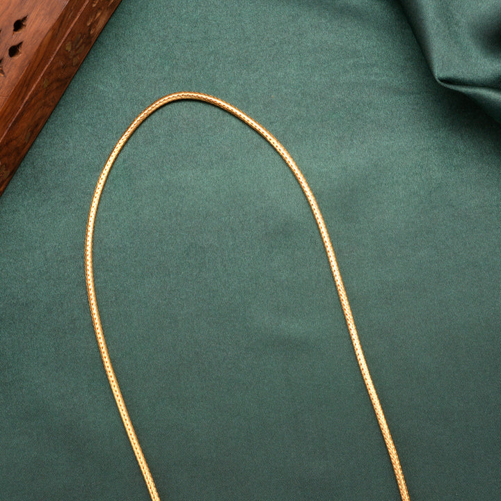 Modern Long Gold Thali Chain