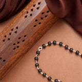 Karungali Protection Silver Chain