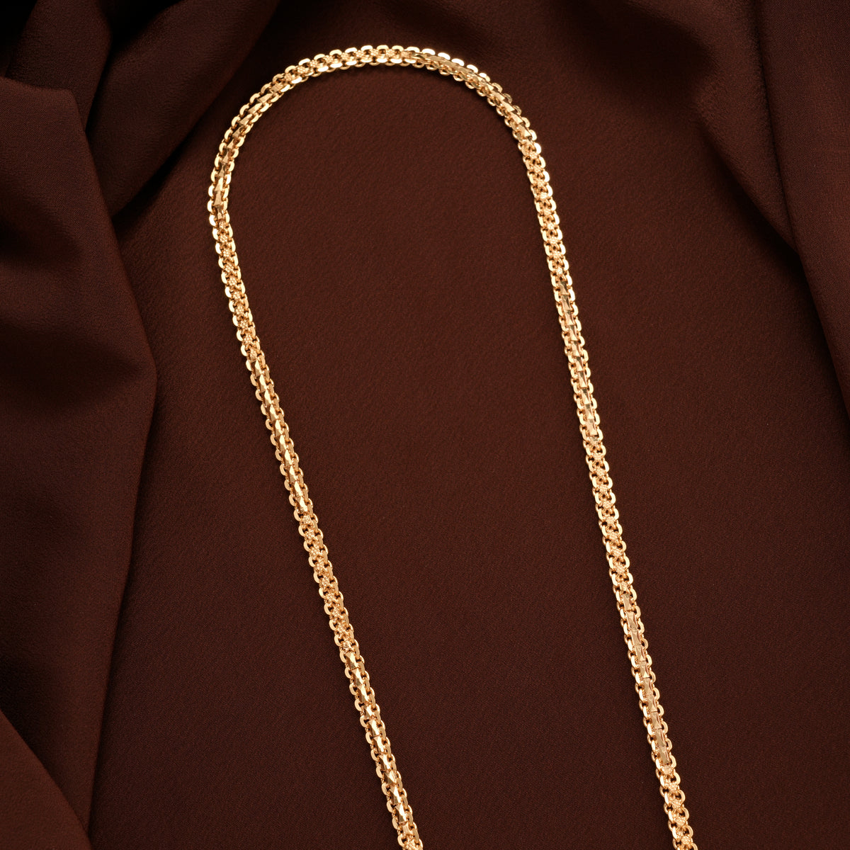 Traditional White Stone Golden Chain