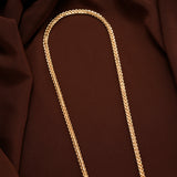 Traditional White Stone Golden Chain