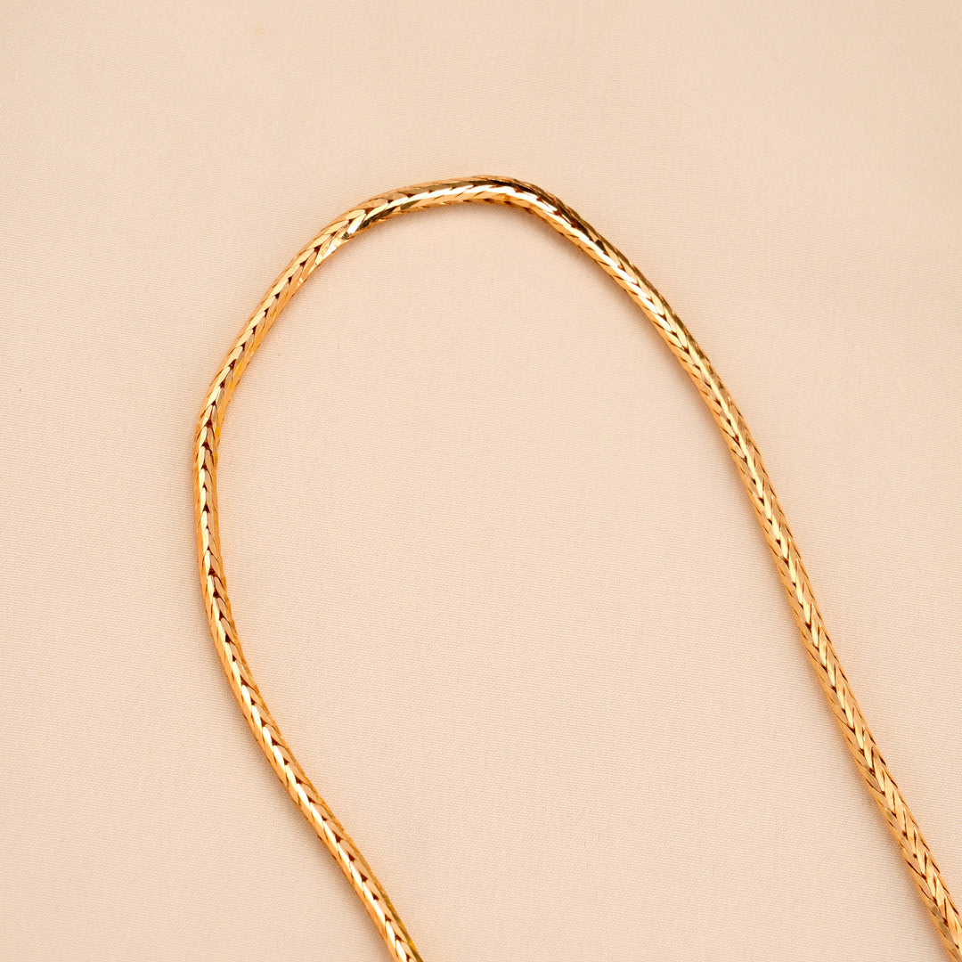 Radiant Lakshmi Gold Plated Mugappu Chain