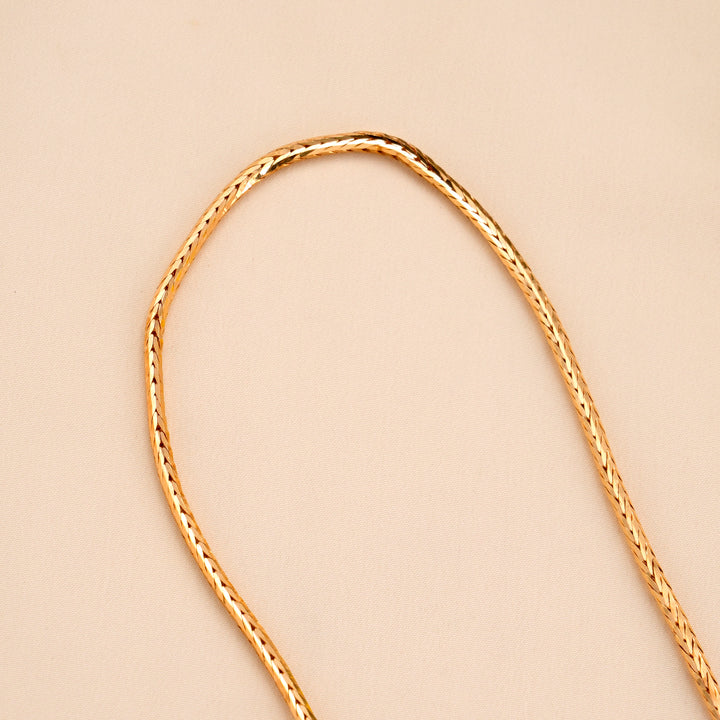 Radiant Lakshmi Gold Plated Mugappu Chain