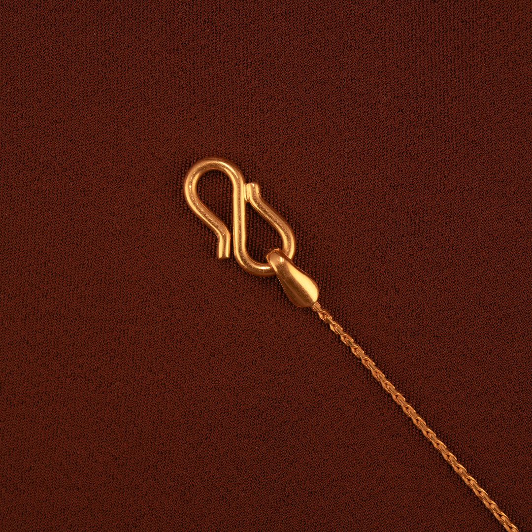 Marquise Black Stone Gold Chain