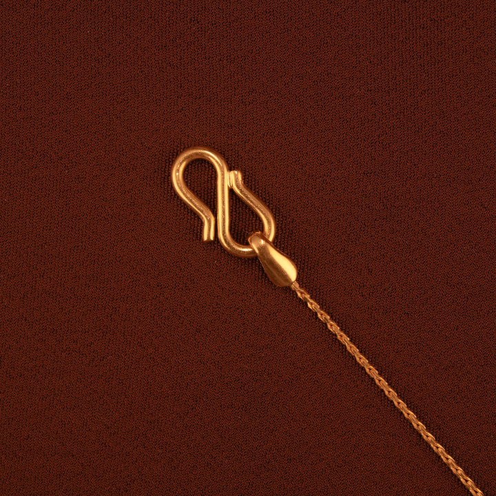 Marquise Black Stone Gold Chain