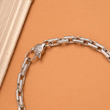 Stylish Silver Curb Link Men’s Chain