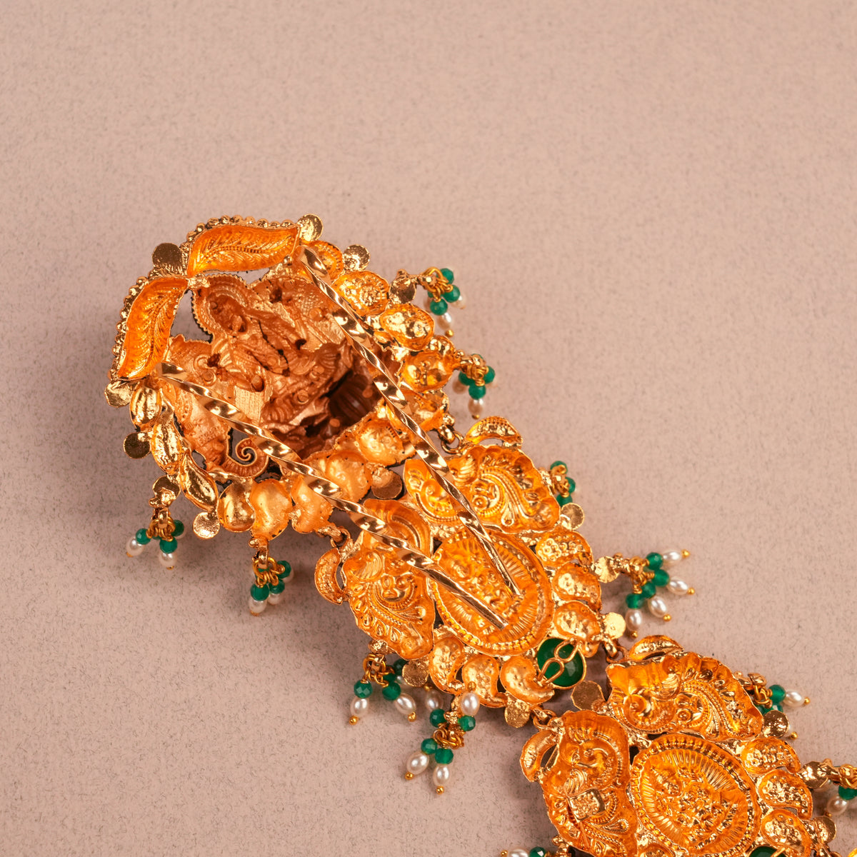 Grand Gaja Lakshmi Golden Jada Billa