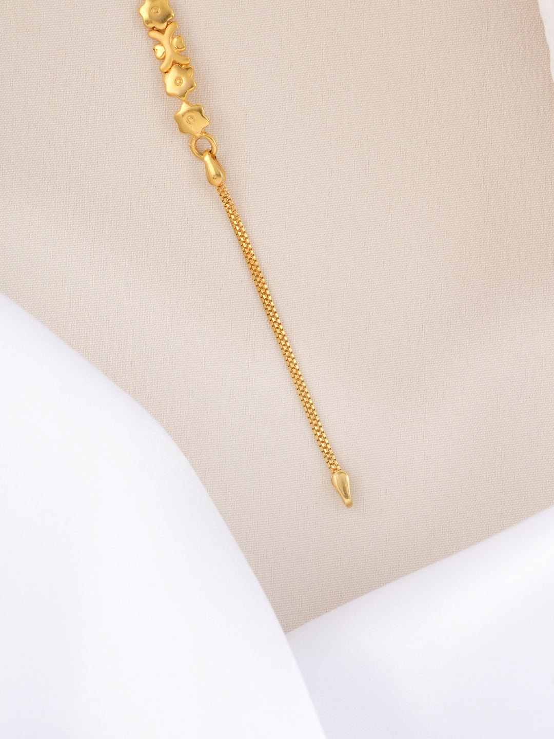 Petite Floral Gold Bracelet