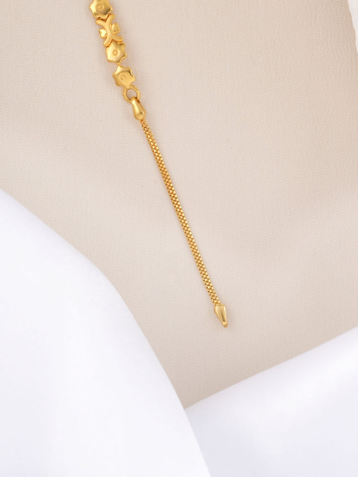 Petite Floral Gold Bracelet