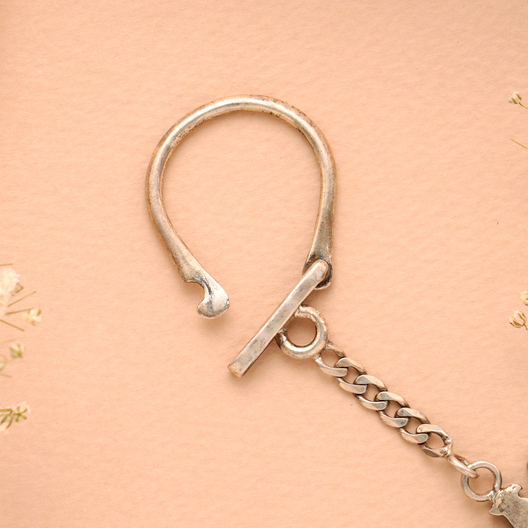 Iconic Eagle Silver Pendant Keychain