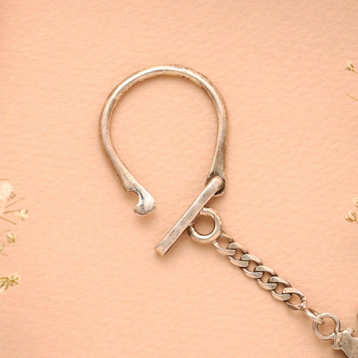 Iconic Eagle Silver Pendant Keychain