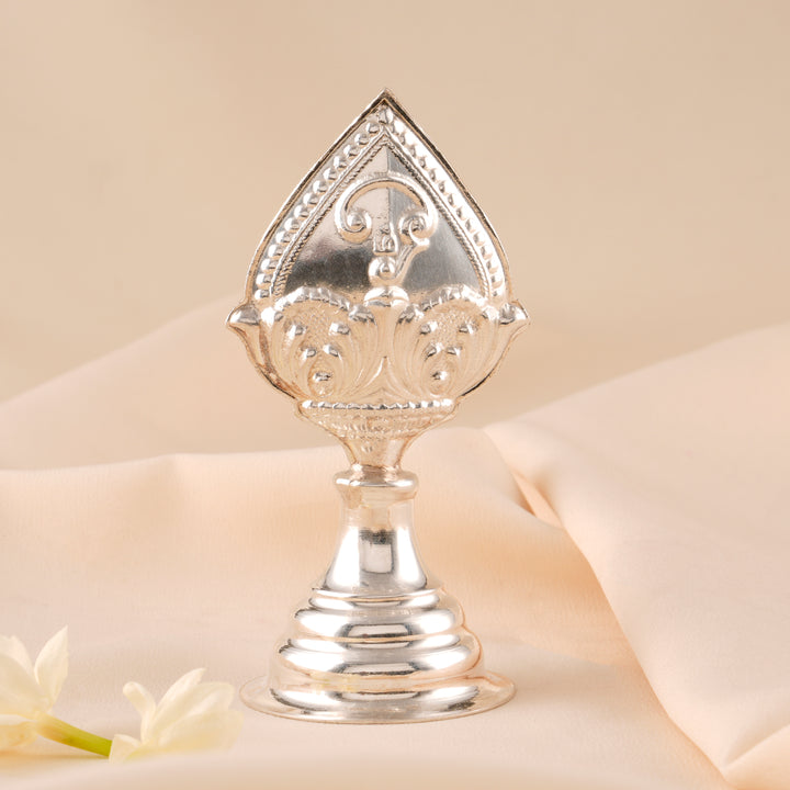 Minimalist Silver Murugan Vel Idol