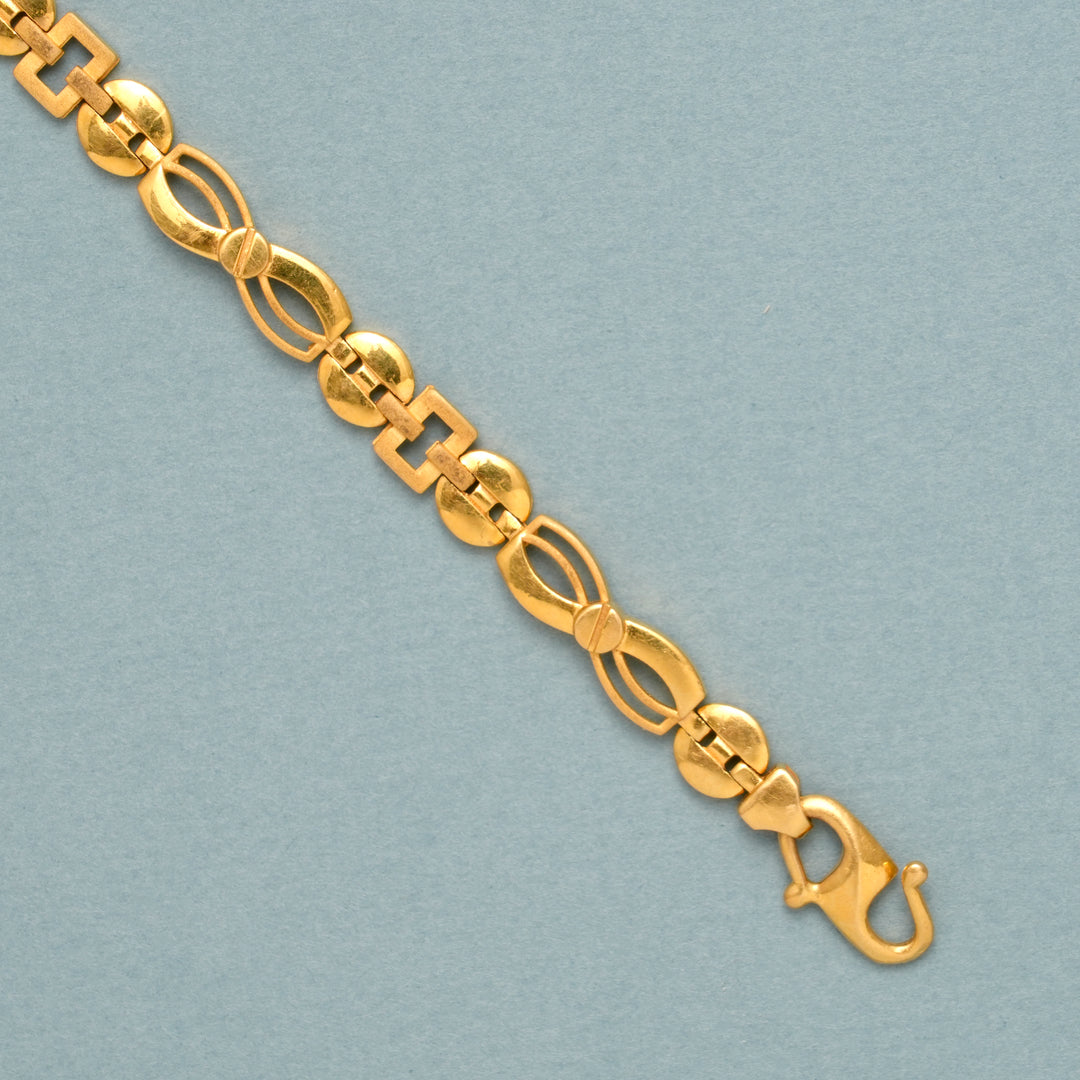 Iconic Infinity Gold Bracelet for Men