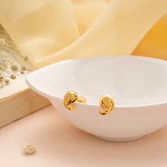 Minimal Mango Design Gold Stud
