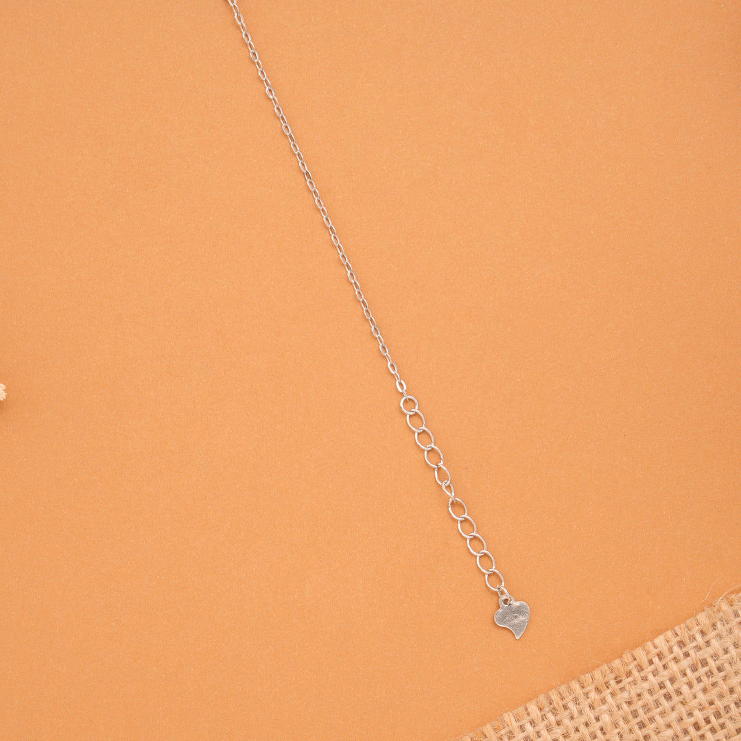 Tiny Charm Silver Skull Stone Bracelet