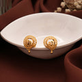 Elite Gold Twisted Pattern Drops Stud