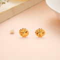 Regal Star Floral Gold Stud