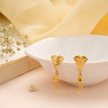Elite Heart with Bold Jumka Drops Earring