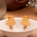 Ethnic Lakshmi Motif with Drops Earring