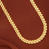 Modern Solid Pattern Gold Chain