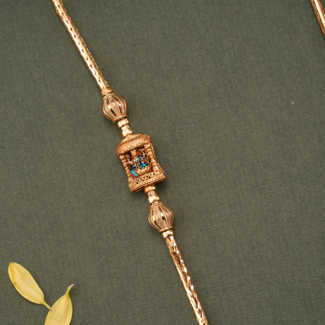 Divine Goddess Lakshmi Mugappu Chain