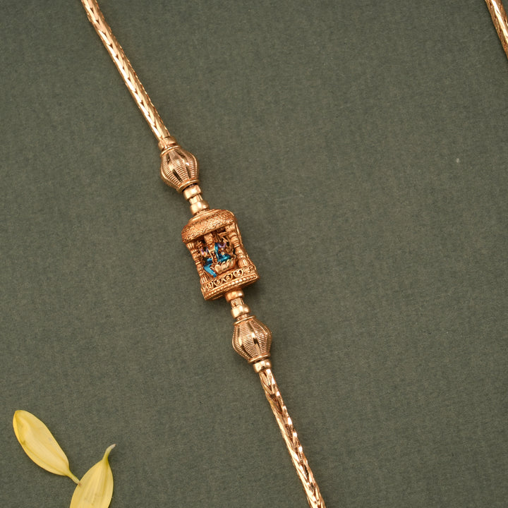 Divine Goddess Lakshmi Mugappu Chain