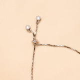 White with Pink Blossom Heart Silver Bracelet