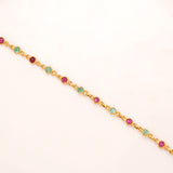 Heritage Multi Stone Gold Bracelet