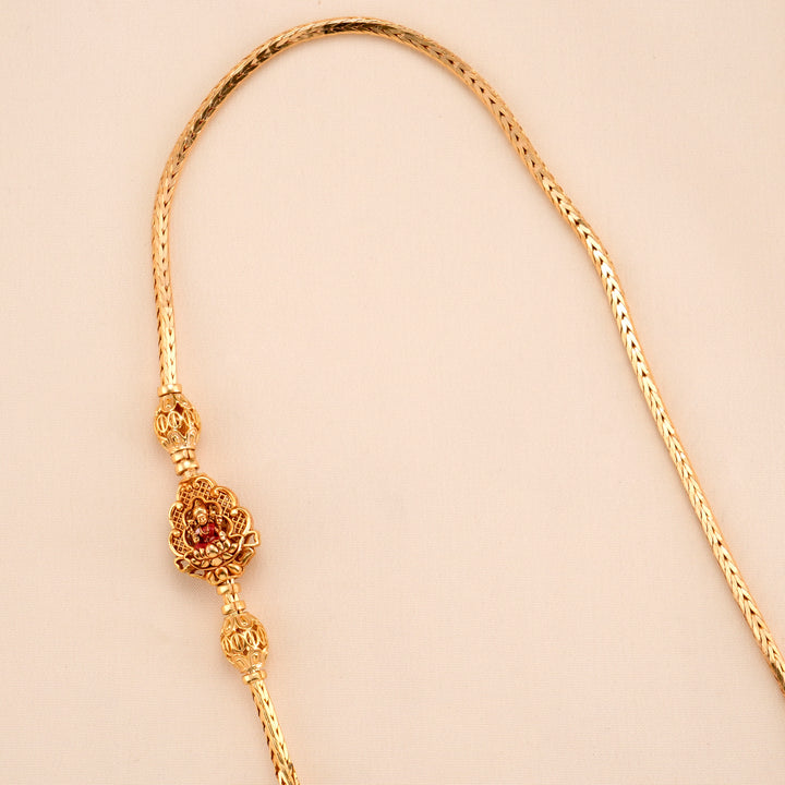 Royal Nagas Lakshmi Silver Mugappu Chain