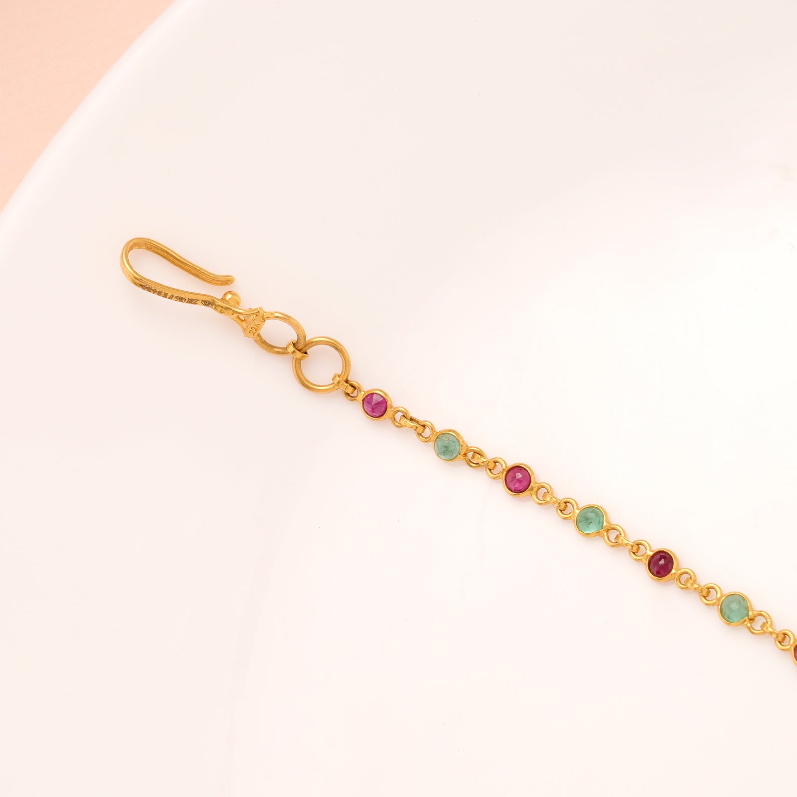 Heritage Multi Stone Gold Bracelet