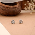 Premium Shine Heart Silver Stud