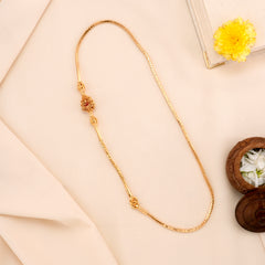 Royal Nagas Lakshmi Silver Mugappu Chain