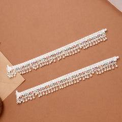 Multi Enamel Pattern Bell Anklet