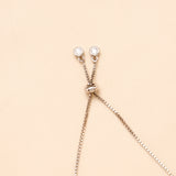 Elegant Butterfly Crystal Silver Bracelet